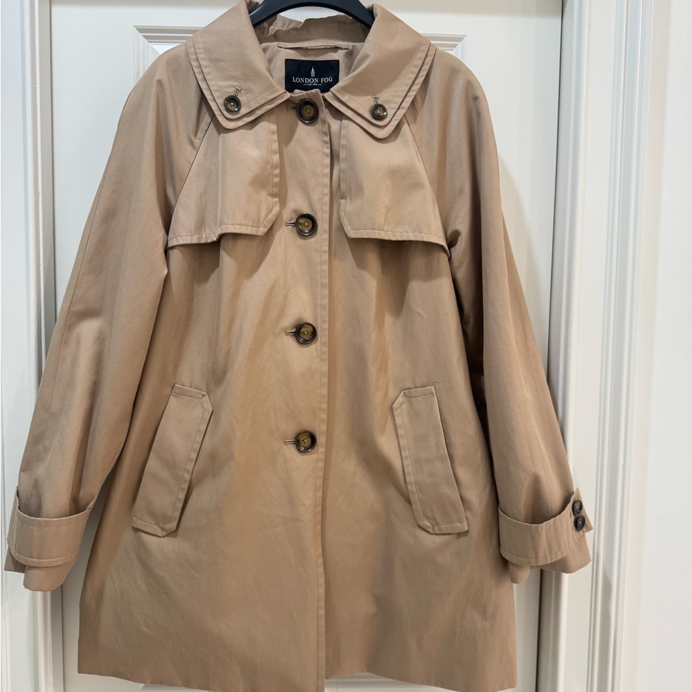 London Fog Classic Tan Trench Coat